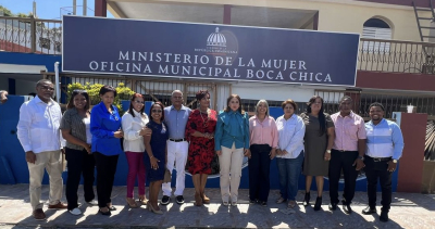 Ministerio de la Mujer inaugura Oficina Municipal en Boca Chica para fortalecer los servicios que ofrece a nivel territorial