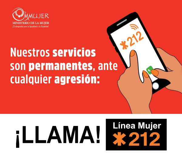 En 25 días la Línea Mujer *212 recibió 619 llamadas, 243 de auxilio por violencia física; Casas de Acogida protegieron a 19 mujeres y 35 niños y niñas