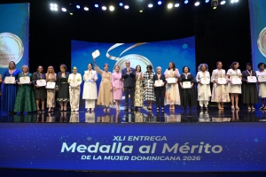 XLI Entrega de la Medalla al Mérito de la Mujer Dominicana reconoce liderazgo y aportes de 22 mujeres al desarrollo nacional